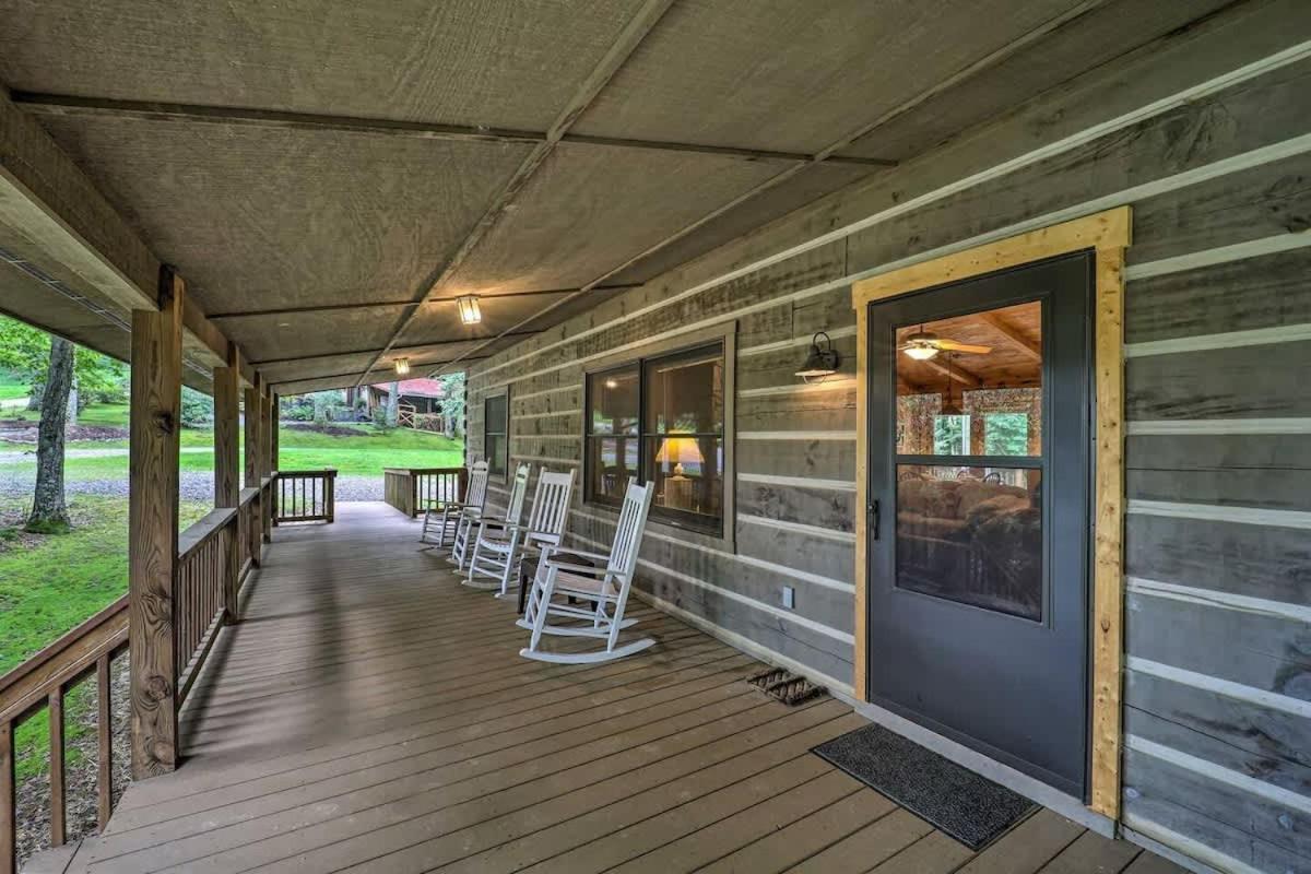 Cozy 'Grey Fox' Cabin Between Boone & Blowing Rock Bagian luar foto